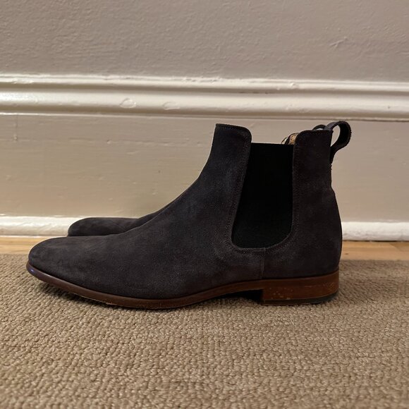 Vince Aldous Chelsea Suede Boot - Graphite Vince | Shoes | Vince Aldous Suede Chelsea Boot In Graphite  main image 3